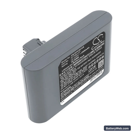 Dyson DC30 Replacement Battery, 22.2V, 2500mAh, Li-ion 3