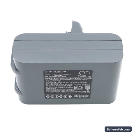 Dyson DC61 Replacement Battery, 21.6V, 5000mAh, Li-ion 6