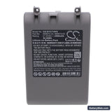 Dyson V7 Replacement Battery, 21.6V, 2500mAh, Li-ion 5