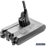 Dyson V8 Replacement Battery, 21.6V, 2600mAh, Li-ion 2