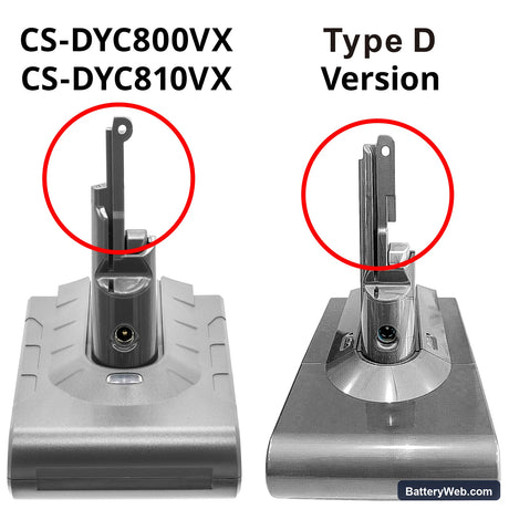 Dyson V8 Replacement Battery, 21.6V, 2800mAh, Li-ion 7