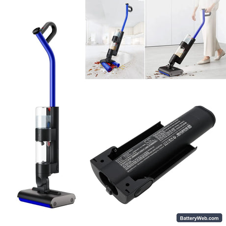 Dyson WashG1 wet floor cleaner Replacement Battery, 14.8V, 2350mAh, Li-ion 6