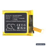 Fossil Q Explorist Gen3 Armani ART5004 Replacement Battery, 3.8V, 370mAh, Li-Polymer 3