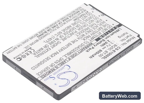 Motorola E1000 Replacement Battery, 3.7V, 800mAh, Li-ion 2