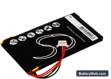 Toshiba Genio E300 Replacement Battery, 3.7V, 1000mAh, Li-Polymer 3