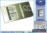 Toshiba E740 Replacement Battery, 3.7V, 3150mAh, Li-Polymer 1