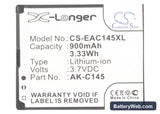 Emporia Telme C145 Replacement Battery, 3.7V, 900mAh, Li-ion 5