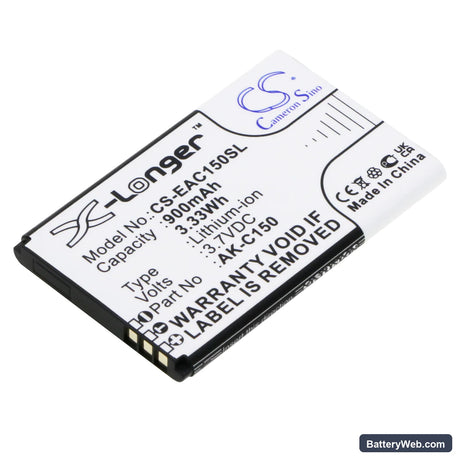 Emporia Telme C150 Replacement Battery, 3.7V, 900mAh, Li-ion 1