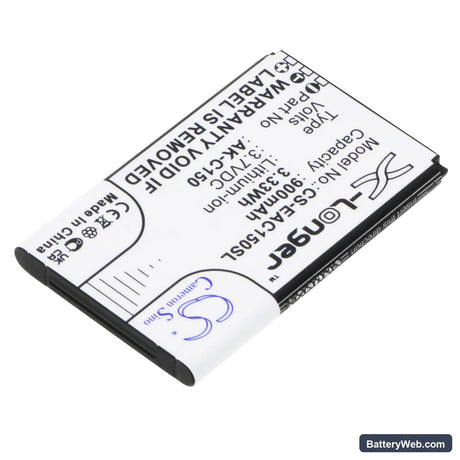 Emporia Telme C150 Replacement Battery, 3.7V, 900mAh, Li-ion 2
