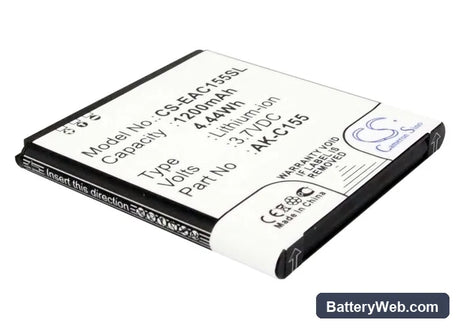 Emporia Telme C155 Replacement Battery, 3.7V, 1200mAh, Li-ion 1