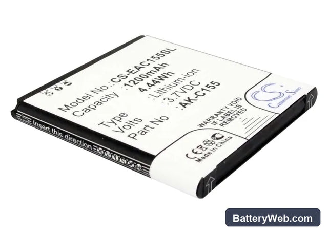 Emporia Telme C155 Replacement Battery, 3.7V, 1200mAh, Li-ion 1