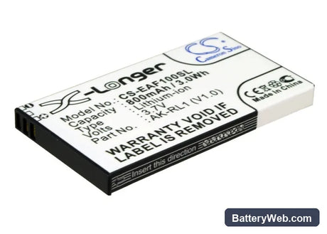 Emporia RL1 Replacement Battery, 3.7V, 800mAh, Li-ion 4