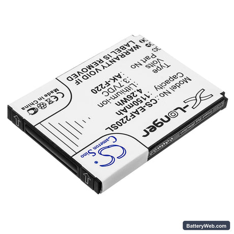 Tiptel Ergophone 6060 Replacement Battery, 3.7V, 1150mAh, Li-ion 2
