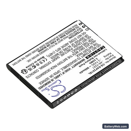 Emporia Active Glam Replacement Battery, 3.7V, 900mAh, Li-ion 2