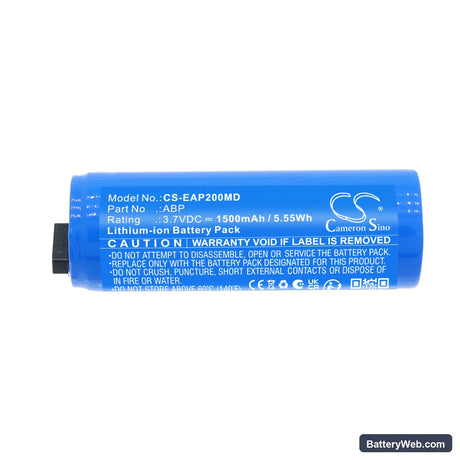 Endodontic Alpha II Replacement Battery, 3.7V, 1500mAh, Li-ion 3