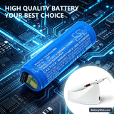 Endodontic Alpha II Replacement Battery, 3.7V, 1500mAh, Li-ion 4