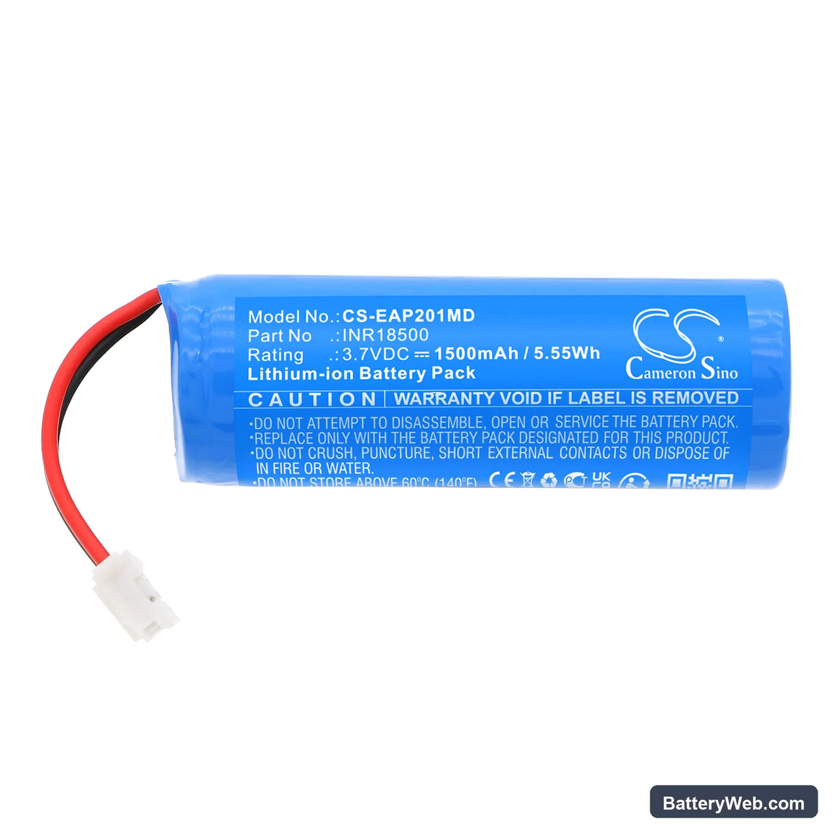Endodontic Alpha II Resident Replacement Battery, 3.7V, 1500mAh, Li-ion 3