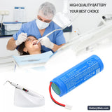 Endodontic Alpha II Resident Replacement Battery, 3.7V, 1500mAh, Li-ion 6