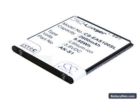 Emporia Smart Replacement Battery, 3.8V, 2600mAh, Li-ion 2