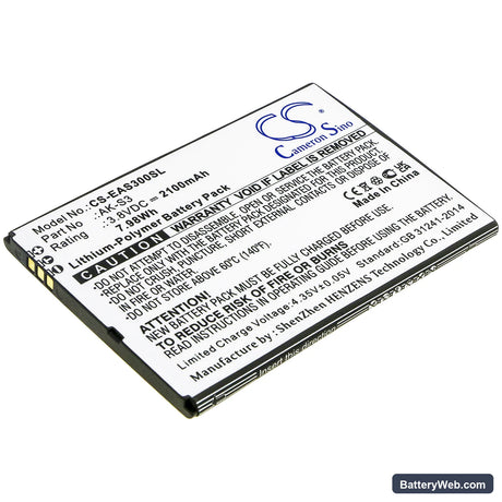 Emporia Smart 3 Replacement Battery, 3.8V, 2100mAh, Li-Polymer 1