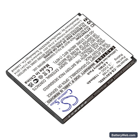 Emporia Touch Smart Replacement Battery, 3.7V, 1100mAh, Li-ion 2