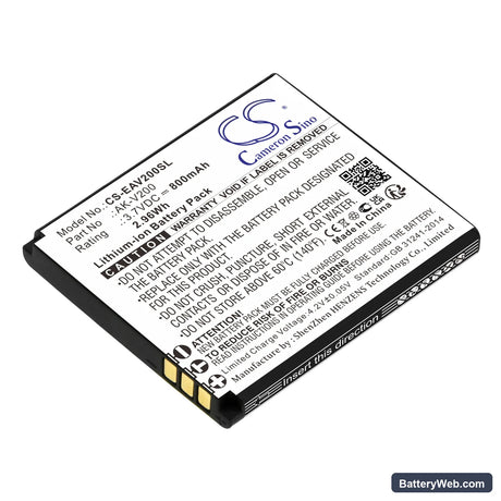 Emporia One Replacement Battery, 3.7V, 800mAh, Li-ion 1