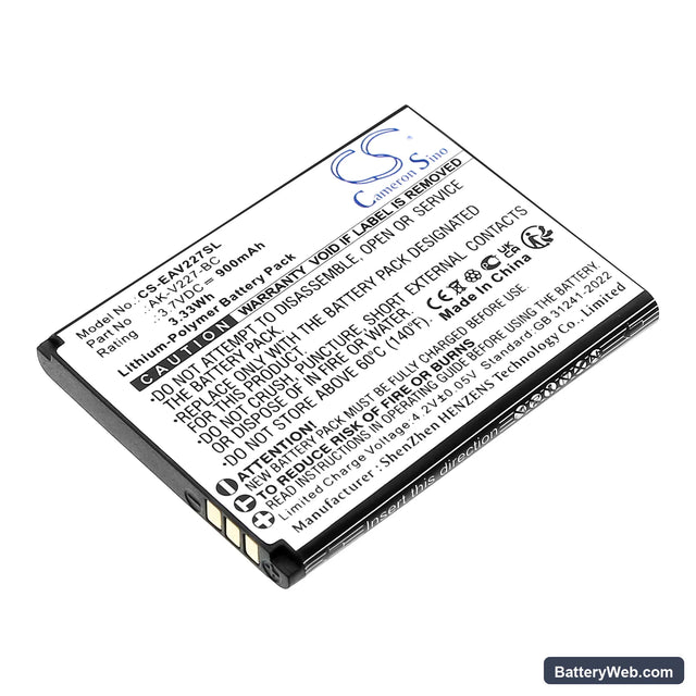 Emporia SIMPLICITYglam Replacement Battery, 3.7V, 900mAh, Li-Polymer 1