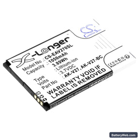 Emporia Simplicity Replacement Battery, 3.7V, 1050mAh, Li-ion 1