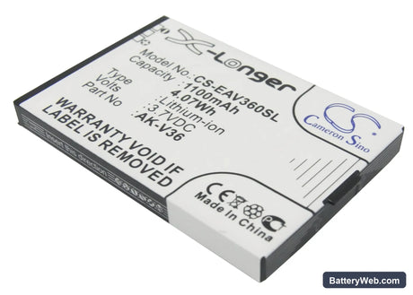 Emporia Elegance Replacement Battery, 3.7V, 1100mAh, Li-ion 1