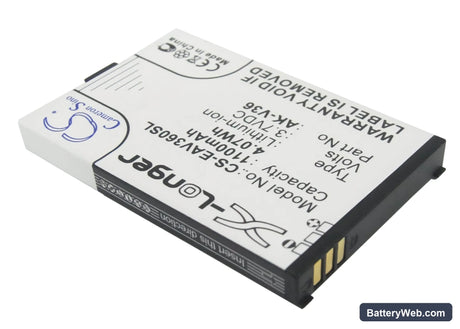 Emporia Elegance Replacement Battery, 3.7V, 1100mAh, Li-ion 2