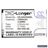Emporia Active V50 Replacement Battery, 3.7V, 1050mAh, Li-ion 3