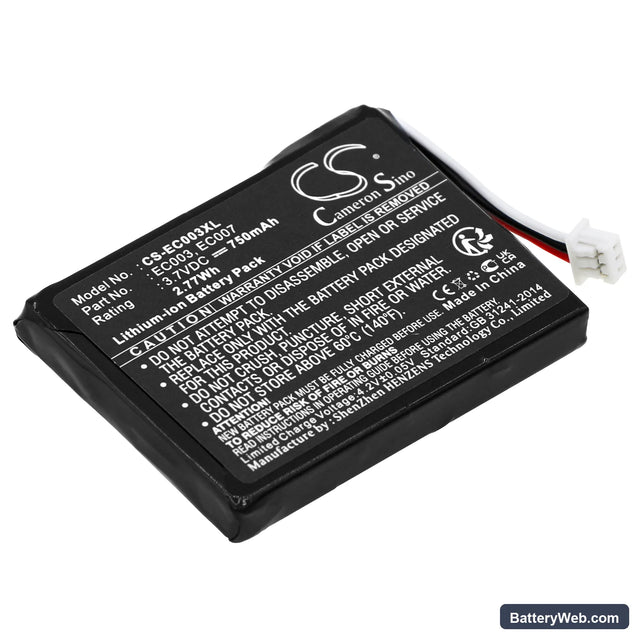 Apple iPOD Mini 4GB Replacement Battery, 3.7V, 750mAh, Li-ion 1
