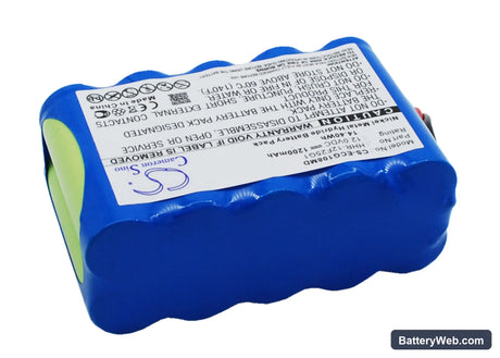 Kenz Cardico ECG-108 Replacement Battery, 12V, 1200mAh, Ni-MH 3