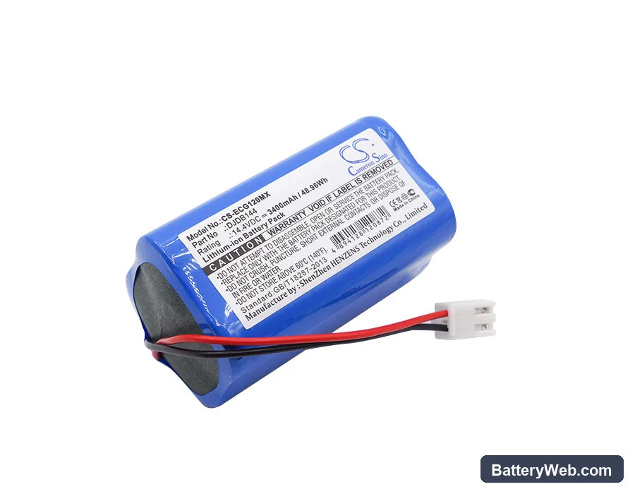 CMICS DJDB1200 Replacement Battery, 14.4V, 3400mAh, Li-ion 1