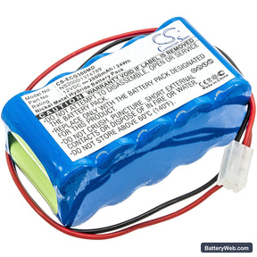 Biocare ECG-300G Replacement Battery, 12V, 2000mAh, Ni-MH 1