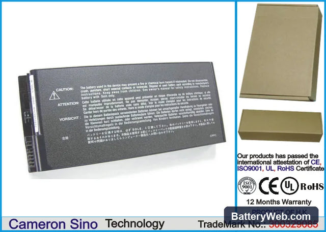 ECS Elitegroup Alphatop G320 Replacement Battery, 14.8V, 4400mAh, Li-ion 1