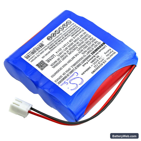 Biocare ECG-6010 Replacement Battery, 14.8V, 3400mAh, Li-ion 2