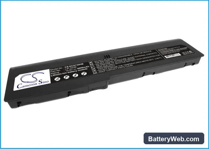 ECS G730 Replacement Battery, 14.8V, 6600mAh, Li-ion 2