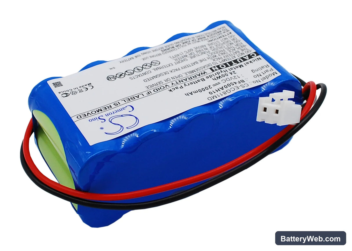 OSEN ECG-8110 Replacement Battery, 12V, 2000mAh, Ni-MH 2