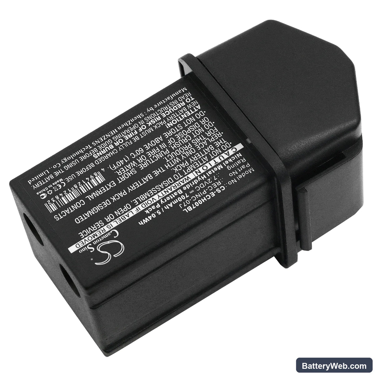 ELCA GENIO-M Replacement Battery, 7.2V, 700mAh, Ni-MH 2