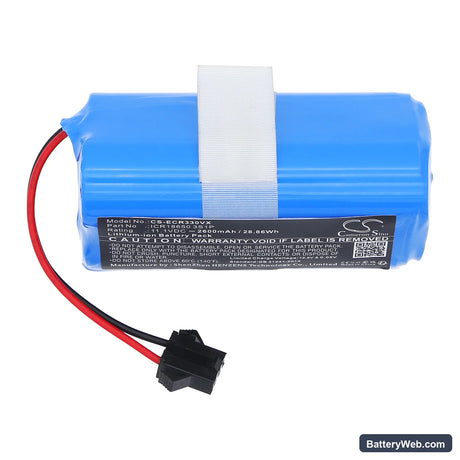 Ecovacs CEN330 Replacement Battery, 11.1V, 2600mAh, Li-ion 3