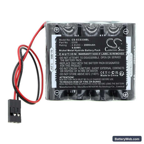 EI Mobika Cash Register Replacement Battery, 4.8V, 2000mAh, Ni-MH 3