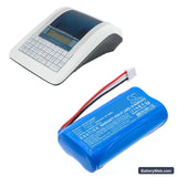 Elcom Euro-150TEi Replacement Battery, 7.4V, 3350mAh, Li-ion 6