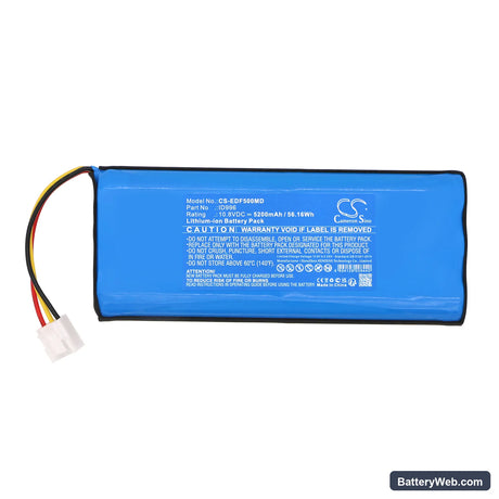 Edan X12 Replacement Battery, 10.8V, 5200mAh, Li-ion 3
