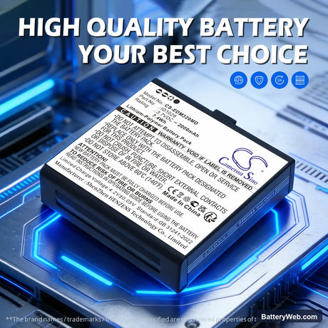 Edan iM3s Monitor Replacement Battery, 3.7V, 2000mAh, Li-Polymer 7
