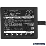 Edan M9 Replacement Battery, 14.4V, 2600mAh, Li-ion 3