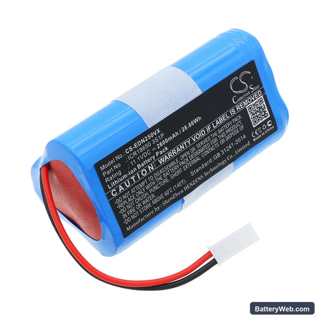 Ecovacs CEN250 Replacement Battery, 11.1V, 2600mAh, Li-ion 1