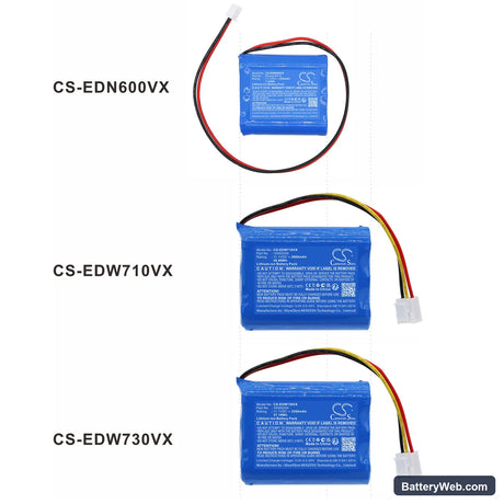 Ecovacs Winbot W710 Replacement Battery, 11.1V, 650mAh, Li-ion 6