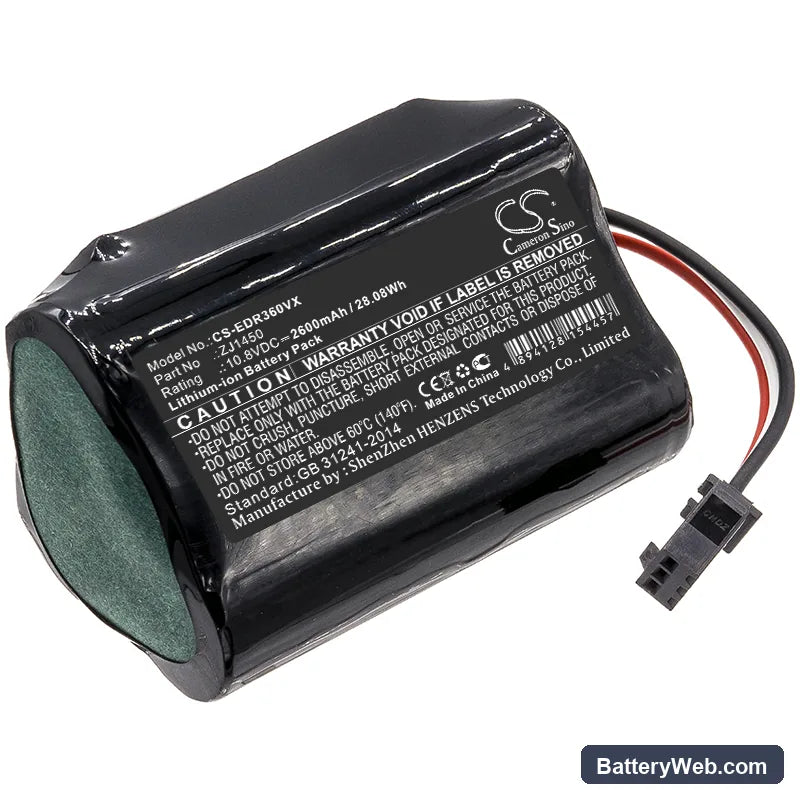 Ecovacs TCR360 Replacement Battery, 10.8V, 2600mAh, Li-ion 1