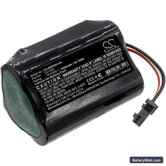 Ecovacs TCR360 Replacement Battery, 10.8V, 3400mAh, Li-ion 1
